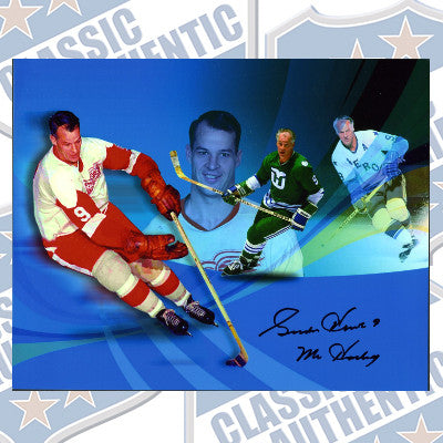 GORDIE HOWE Detroit Red Wings autographed 8x10 photo (#267)