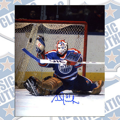 GRANT FUHR Edmonton Oilers autographed 8x10 photo (#170)