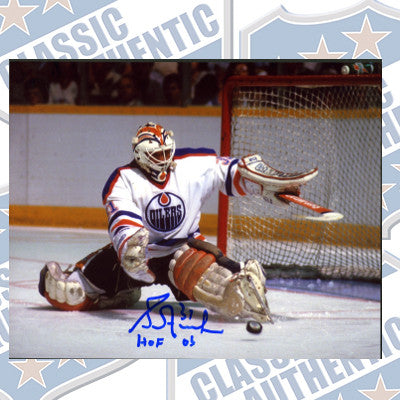 GRANT FUHR Edmonton Oilers autographed 8x10 photo (#2641)