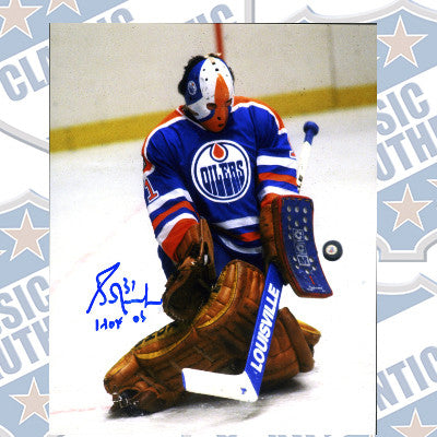GRANT FUHR Edmonton Oilers autographed 8x10 photo (#2641b)