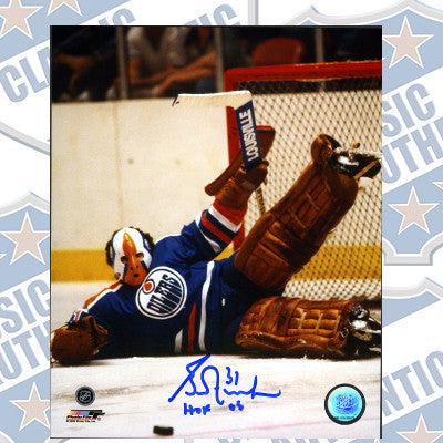 GRANT FUHR Edmonton Oilers autographed 8x10 photo (#2641e)