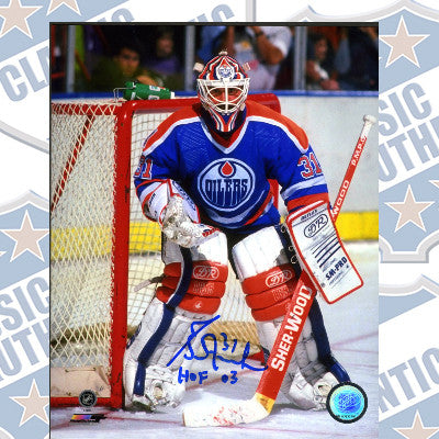 GRANT FUHR Edmonton Oilers autographed 8x10 photo (#2641h)