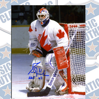 GRANT FUHR Team Canada autographed 8x10 photo (#2641d)