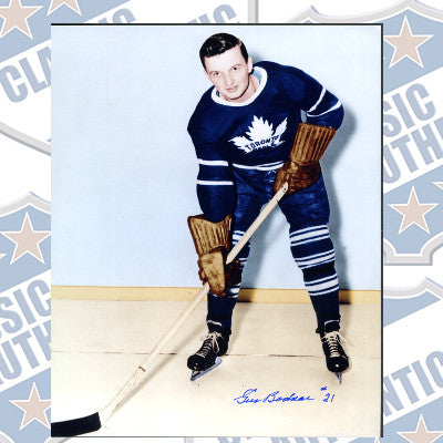 GUS BODNAR Toronto Maple Leafs autographed 8x10 photo  (#933)