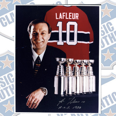 GUY LAFLEUR Montreal Canadiens autographed 8x10 photo (#278)