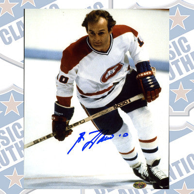 GUY LAFLEUR Montreal Canadiens autographed 8x10 photo (#290)