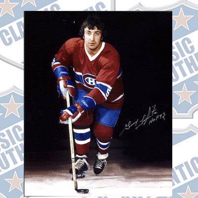 GUY LAPOINTE Montreal Canadiens autographed 8x10 photo (#432)