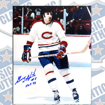 GUY LAPOINTE Montreal Canadiens autographed 8x10 photo (#433)