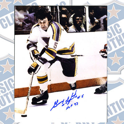 GUY LAPOINTE Montreal Canadiens autographed 8x10 photo (#939)