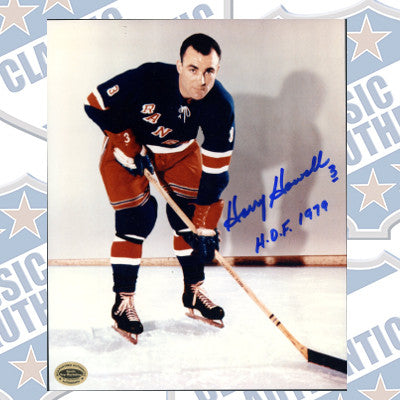 HARRY HOWELL New York Rangers autographed 8x10 photo (#389)