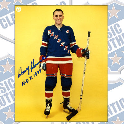 HARRY HOWELL New York Rangers autographed 8x10 photo (#390)