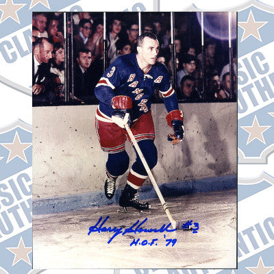 HARRY HOWELL New York Rangers autographed 8x10 photo (#391)