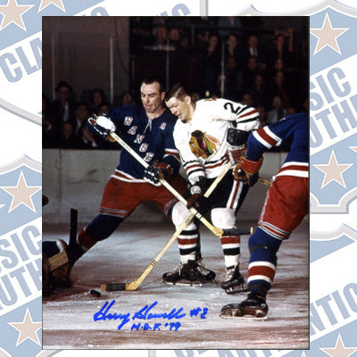 HARRY HOWELL New York Rangers autographed 8x10 photo (#392)