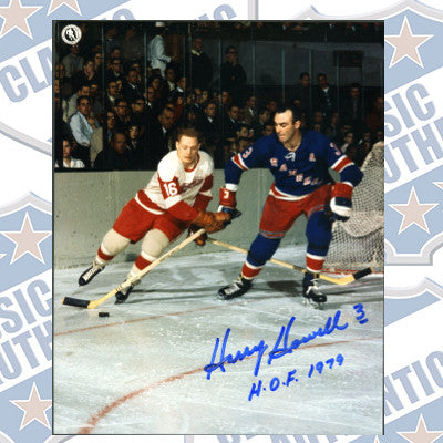 HARRY HOWELL New York Rangers autographed 8x10 photo (#393)