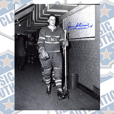 JEAN BELIVEAU Montreal Canadiens autographed 8x10 photo  (#114)