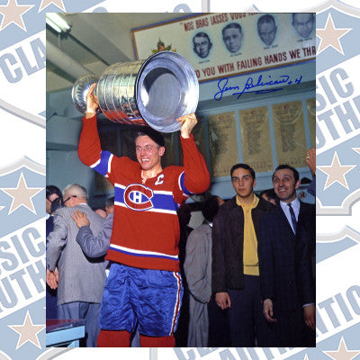 JEAN BELIVEAU Montreal Canadiens autographed 8x10 photo  (#115)