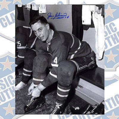 JEAN BELIVEAU Montreal Canadiens autographed 8x10 photo  (#116)
