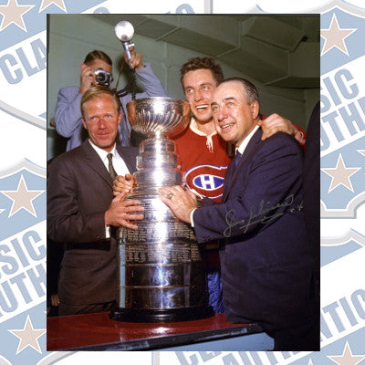 JEAN BELIVEAU Montreal Canadiens autographed 8x10 photo (#117)