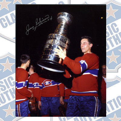JEAN BELIVEAU Montreal Canadiens autographed 8x10 photo  (#118)
