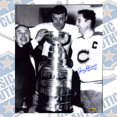 JEAN BELIVEAU Montreal Canadiens autographed 8x10 photo  (#121)