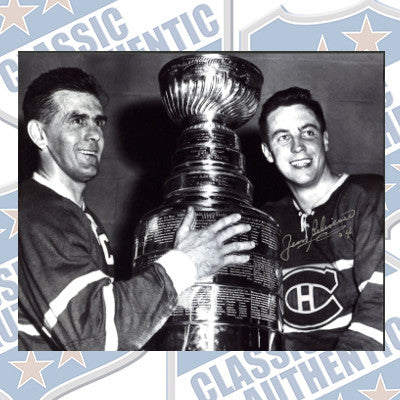 JEAN BELIVEAU Montreal Canadiens autographed 8x10 photo  (#123)