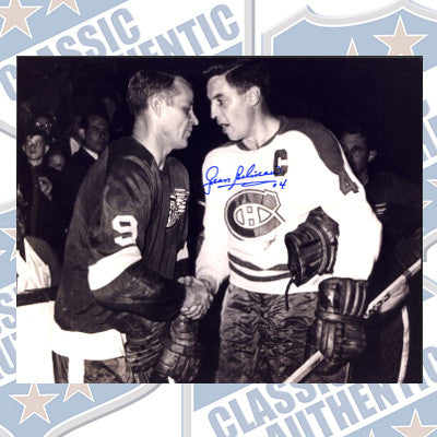 JEAN BELIVEAU Montreal Canadiens autographed 8x10 photo  (#124)