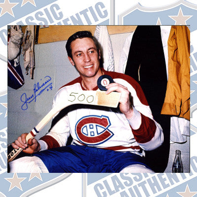 JEAN BELIVEAU Montreal Canadiens autographed 8x10 photo  (#125)