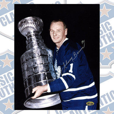 JOHNNY BOWER Toronto Maple Leafs autographed 8x10 photo (#101)