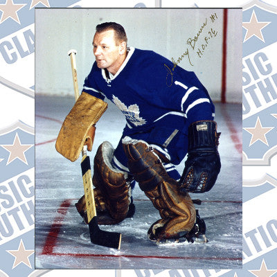 JOHNNY BOWER Toronto Maple Leafs autographed 8x10 photo (#102)