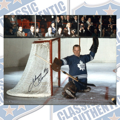 JOHNNY BOWER Toronto Maple Leafs autographed 8x10 photo (#107)