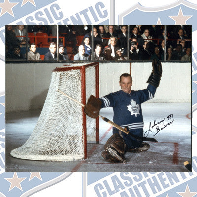 JOHNNY BOWER Toronto Maple Leafs autographed 8x10 photo (#108)