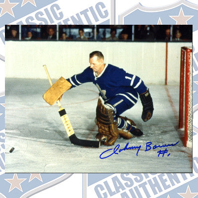 JOHNNY BOWER Toronto Maple Leafs autographed 8x10 photo (#110)