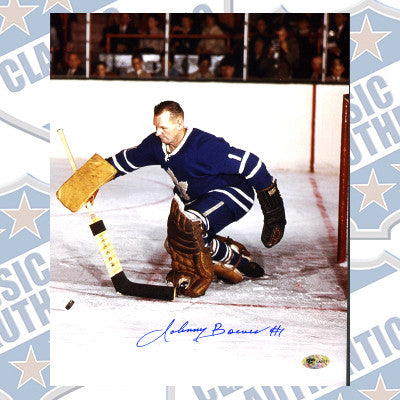 JOHNNY BOWER Toronto Maple Leafs autographed 8x10 photo (#111)