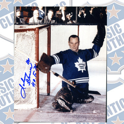JOHNNY BOWER Toronto Maple Leafs autographed 8x10 photo (#959)