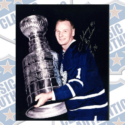 JOHNNY BOWER Toronto Maple Leafs autographed 8x10 photo (#100)