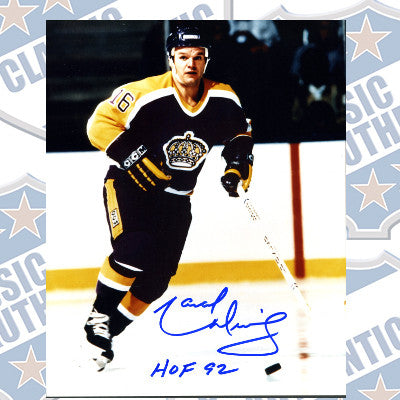 MARCEL DIONNE Los Angeles Kings autographed 8x10 photo w/HOF (#974)