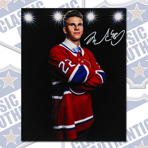 Filip Mesar Montreal Canadiens autographed 8x10 photo (#6002b)