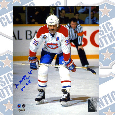 MIKE MCPHEE Montreal Canadiens autographed 8x10 photo (#2809)