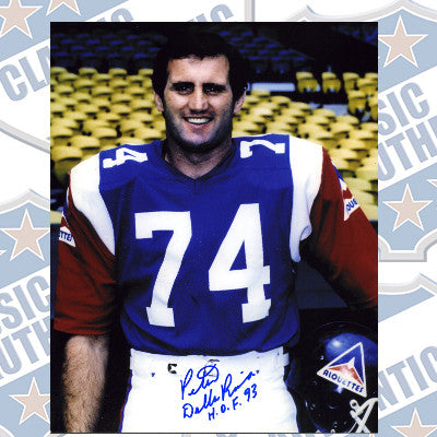 PETER DALLA RIVA Montreal Alouettes autographed 8x10 photo (#926)