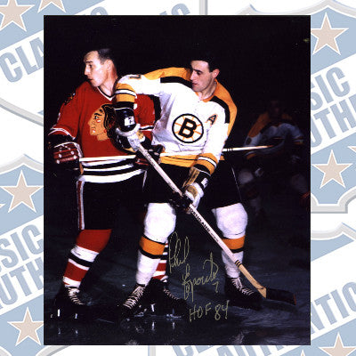 PHIL ESPOSITO Boston Bruins Autographed 8x10 (#155)
