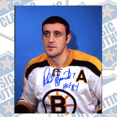 PHIL ESPOSITO Boston Bruins Autographed 8x10 (#158)