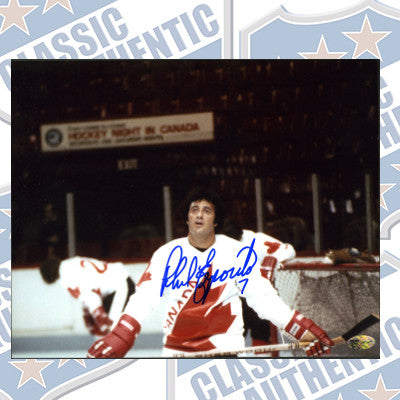 PHIL ESPOSITO Team Canada Autographed 8x10 (#906)