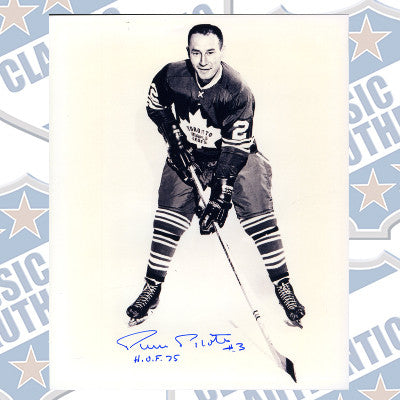 PIERRE PILOTE Toronto Maple Leafs autographed 8x10 photo (#196)