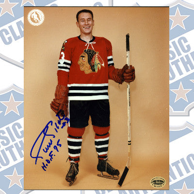 PIERRE PILOTE Chicago Blackhawks autographed 8x10 photo (#200)