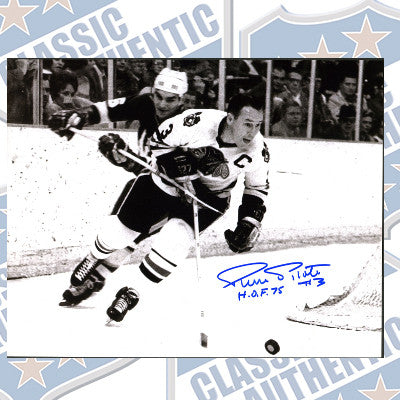 PIERRE PILOTE Chicago Blackhawks autographed 8x10 photo (#5200)
