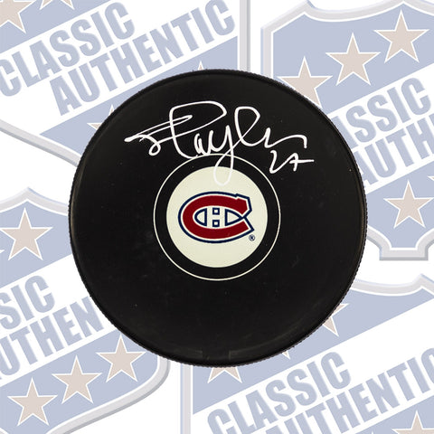 SHAYNE CORSON Montreal Canadiens autographed puck (#2026)