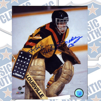 RICHARD BRODEUR Vancouver Canucks autographed 8x10 photo (#464)