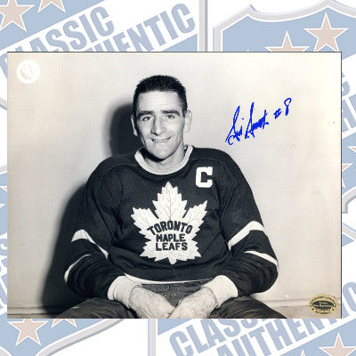 SID SMITH Toronto Maple Leafs autographed 8x10 photo  (#909)