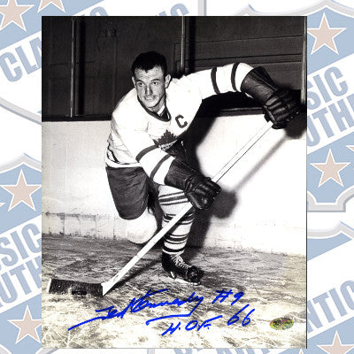 TED KENNEDY Toronto Maple Leafs autographed 8x10 photo (#397)