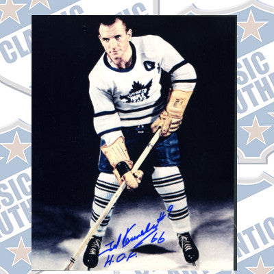 TED KENNEDY Toronto Maple Leafs autographed 8x10 photo (#973)